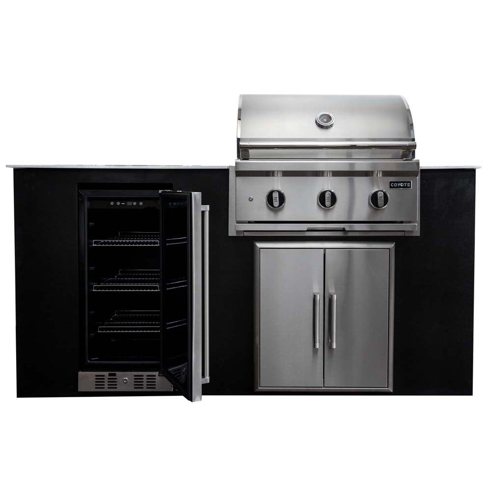 Coyote 6 Ft. 4 Piece Outdoor Kitchen Island Package - CKEY6