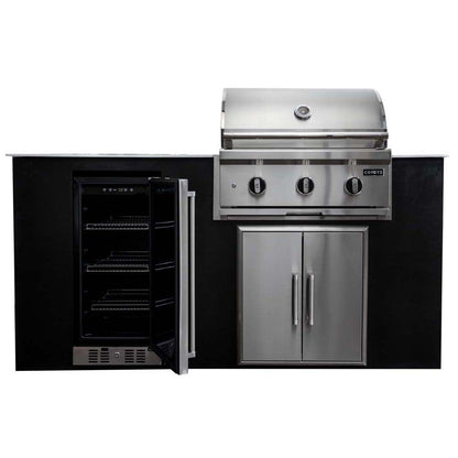Coyote 6 Ft. 4 Piece Outdoor Kitchen Island Package - CKEY6