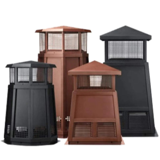 Majestic Faux Copper Decorative Termination Octagon Cap - DTO-CP