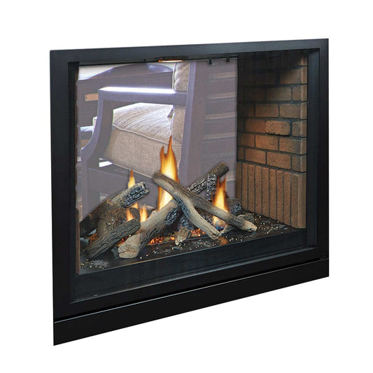 Empire 36 Inch Tahoe Clean-Face Direct Vent Premium See-Through Gas Fireplace - DVCP36S