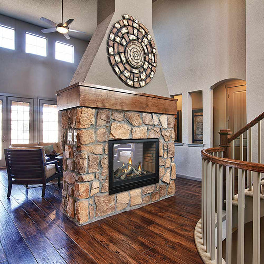 Empire 36 Inch Tahoe Clean-Face Direct Vent Premium See-Through Gas Fireplace - DVCP36S