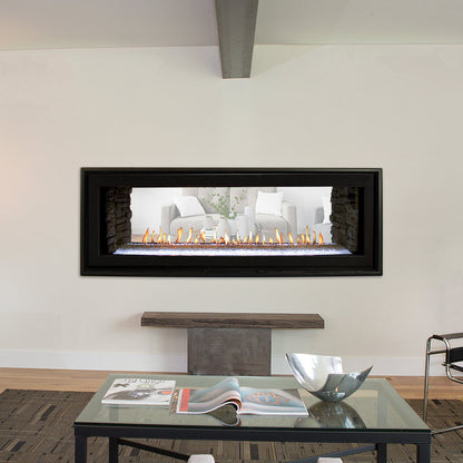 Empire 48 Inch Boulevard Direct Vent See-Through Linear Gas Fireplace - DVLL48SP
