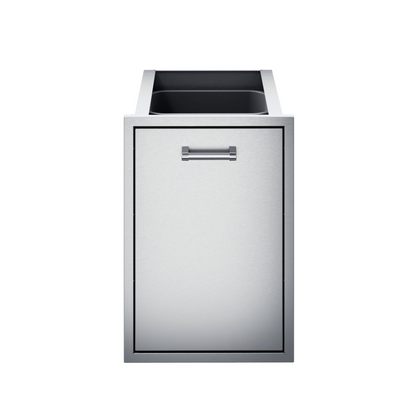 Delta Heat 18-Inch Tall Double Trash Drawer w/ Trash Can