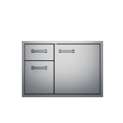 Delta Heat 30-Inch Stainless Steel Access Door & Double Drawer Combo