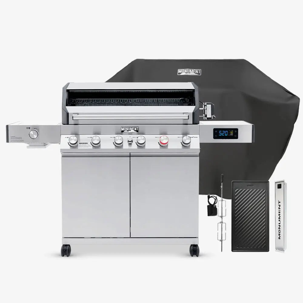 Monument Denali 605 Pro | Stainless Smart Propane Gas Grill