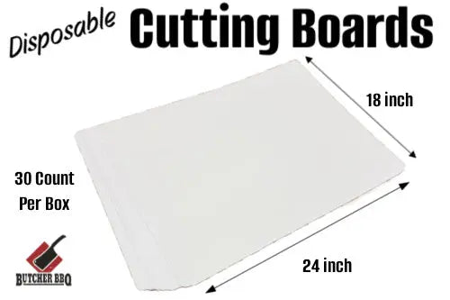 Butcher BBQ Disposable BBQ Cutting Board (30 Pack)