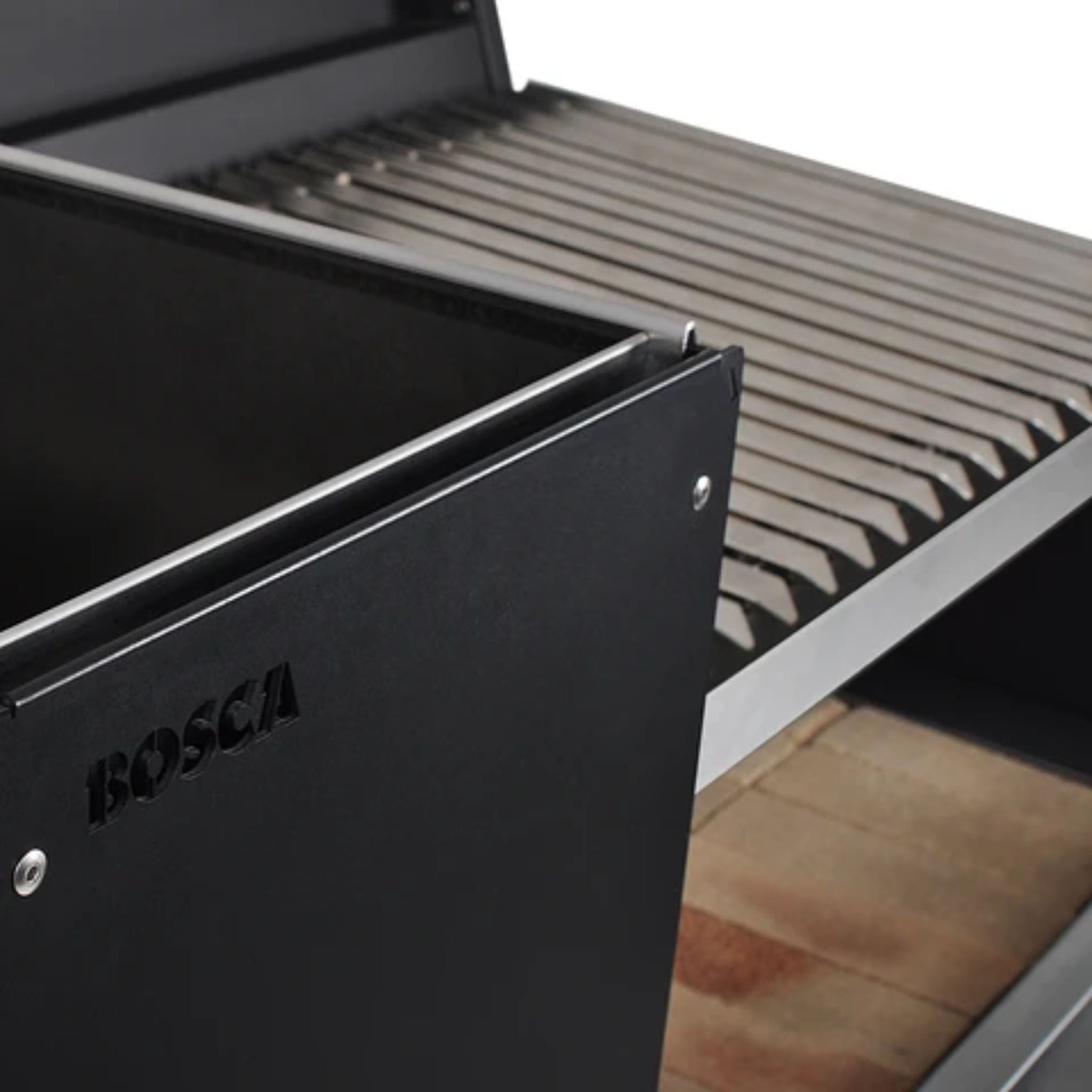 Bosca Block Wood Brazier 250 + Block 500 20" Built-in Charcoal Grill