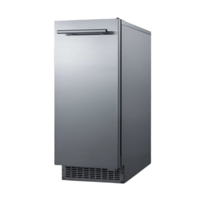 Summit BIM68OSPUMP 62 lb. Clear Outdoor/Indoor Icemaker