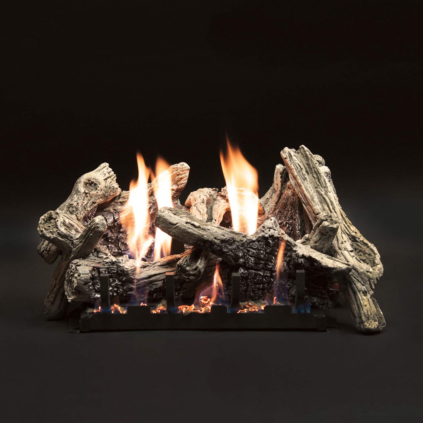 Empire Driftwood Vented Burncrete Complete Fireplace Log Set