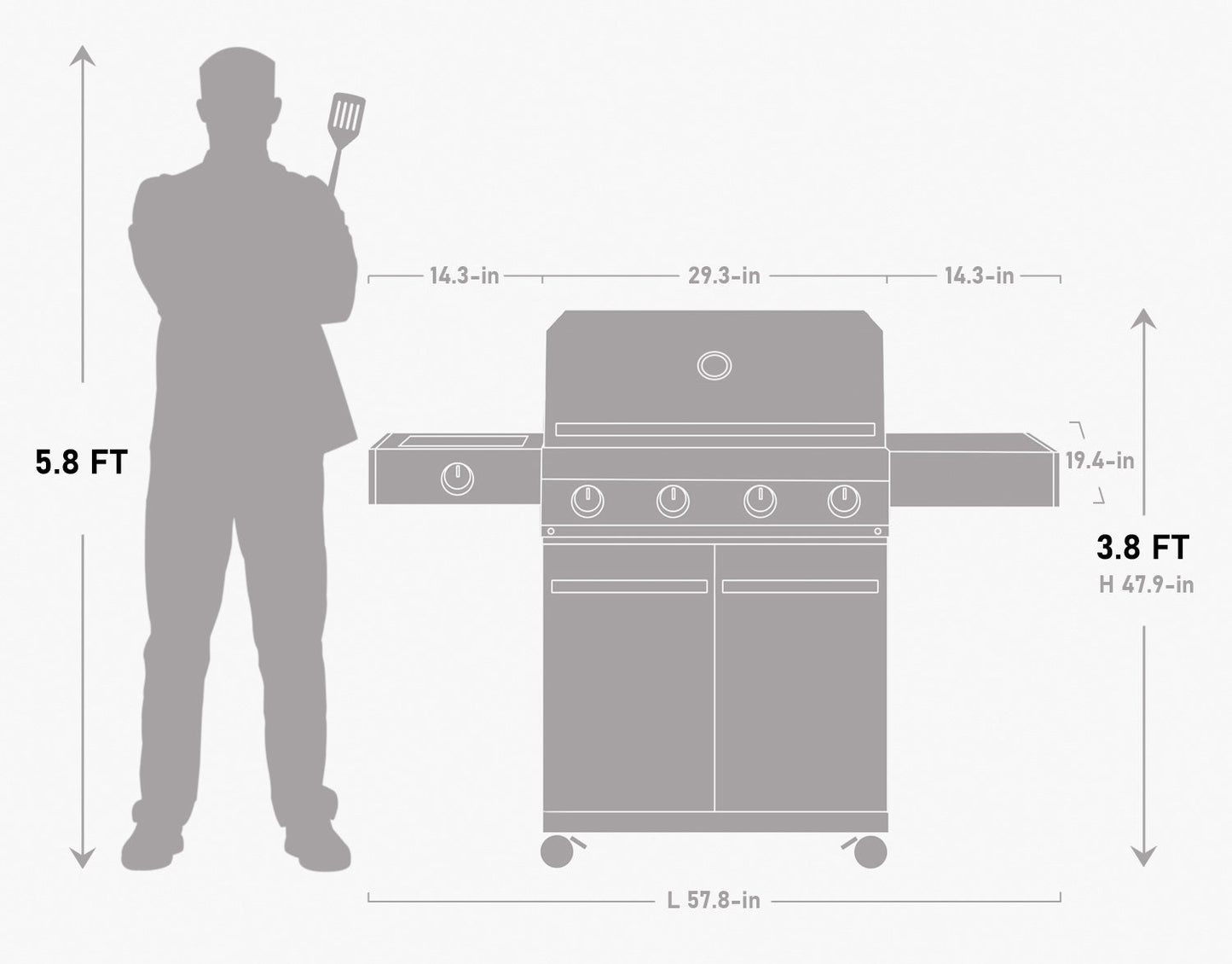 Monument Eminence 425 | Propane Gas Grill