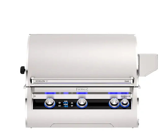 Fire Magic 30" 3-Burner Echelon Diamond Built-In Gas Grill w/ Rotisserie & Digital Thermometer (E660i)