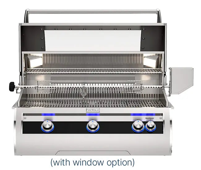 Fire Magic 36" 3-Burner Echelon Diamond Built-In Gas Grill w/ Rotisserie & Analog Thermometer (E790i)