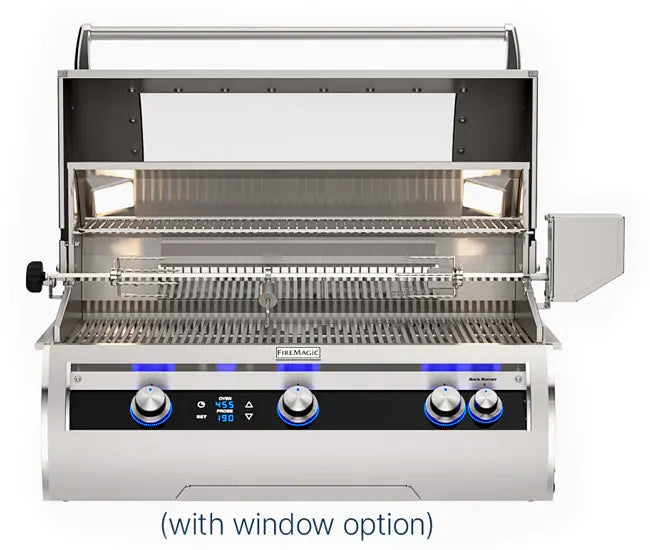 Fire Magic 36" 3-Burner Echelon Diamond Built-In Gas Grill with Rotisserie & Digital Thermometer (E790i)