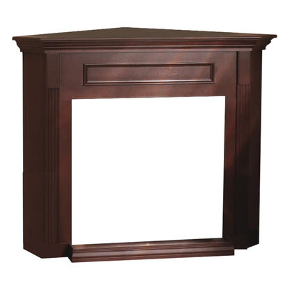 Empire Corner Cabinet Mantel with Base for Vail VFD26 Fireplaces