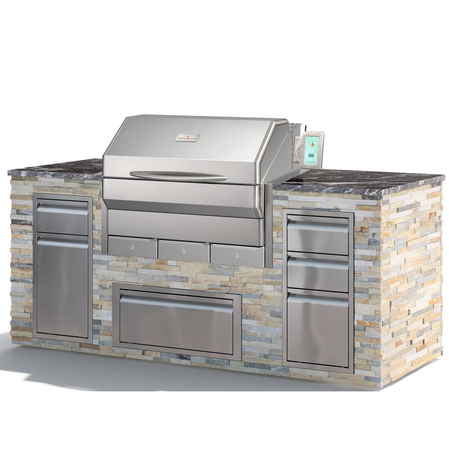 Memphis Grills Elite 39" Built-In ITC 3 Pellet Grill - VGB0002S