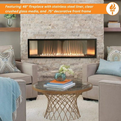 Empire Boulevard 36" Vent Free Linear Gas Fireplace