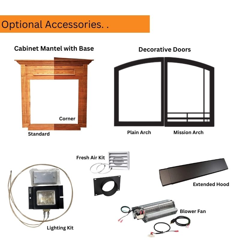 Empire Breckenridge Premium 36" See-Through Vent Free Gas Fireplace | Flush Front