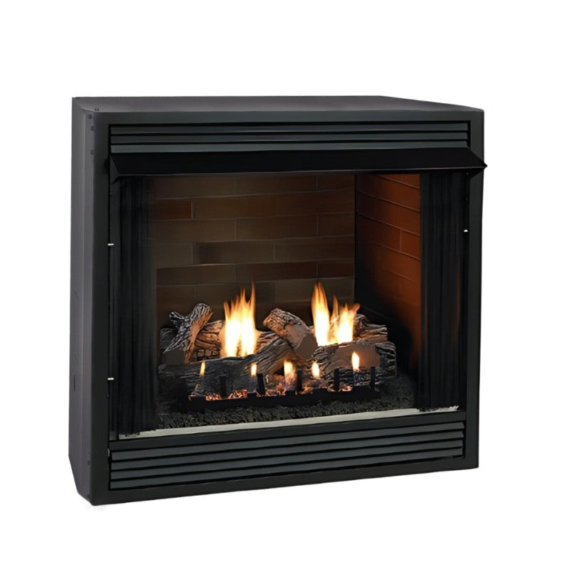 Empire Breckenridge Deluxe 32" Vent Free Gas Fireplace with Louvers