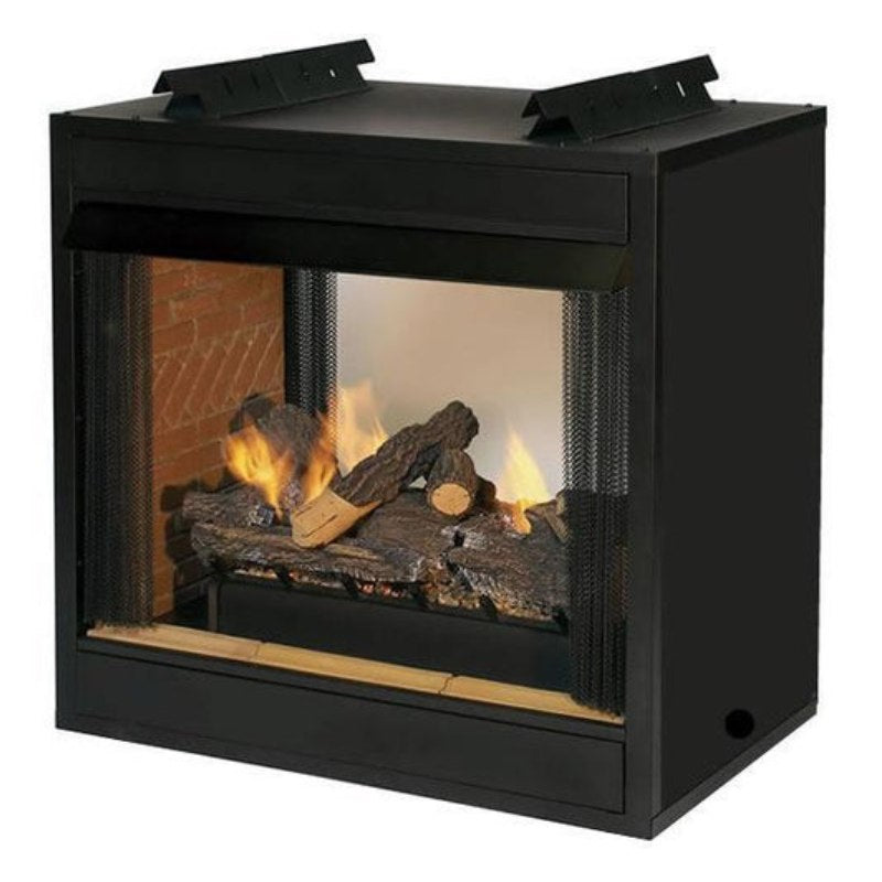 Empire Breckenridge Premium 36" See-Through Vent Free Firebox with Louvers