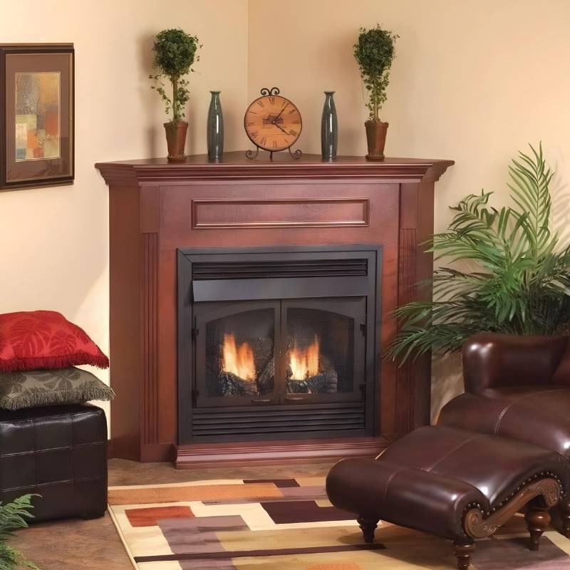 Empire Breckenridge Premium 36" Vent Free Gas Fireplace with Louvers
