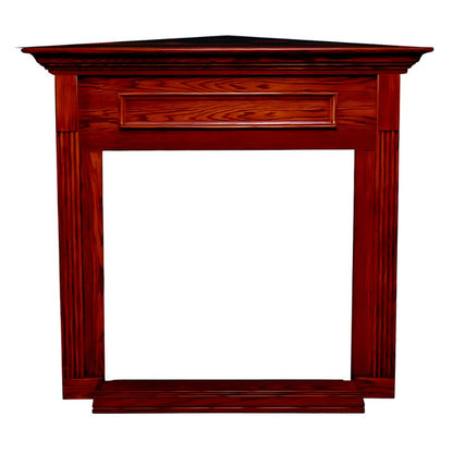 Empire Corner Cabinet Mantel with Base