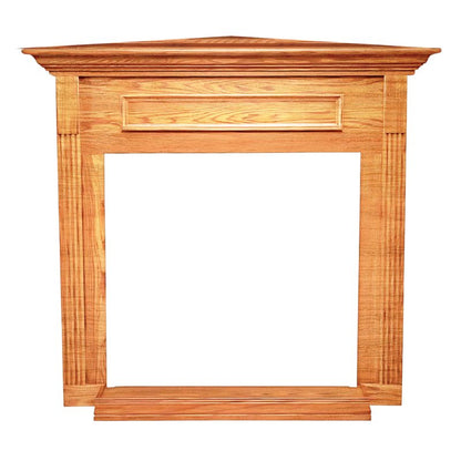 Empire Corner Cabinet Mantel with Base