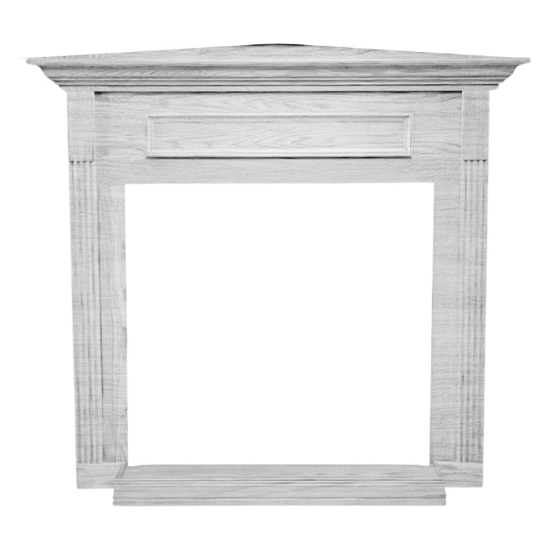 Empire Corner Cabinet Mantel with Base