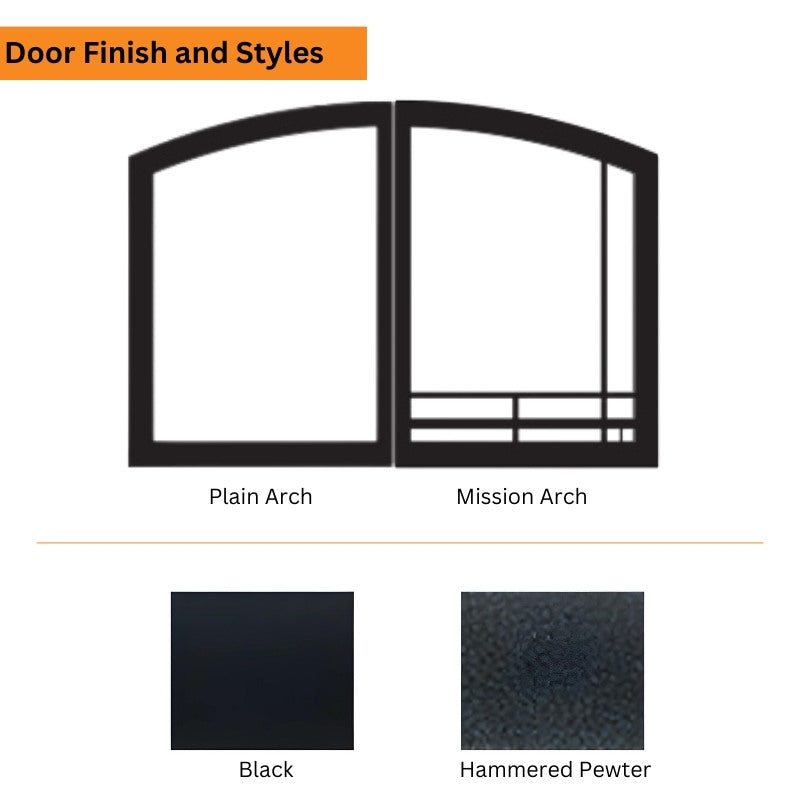 Empire Door Sets for Breckenridge Premium Vent Free Fireboxes