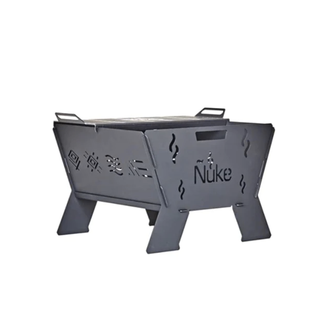 Nuke Huapi 50 Collapsible Argentine Wood Fire Firepit Grill