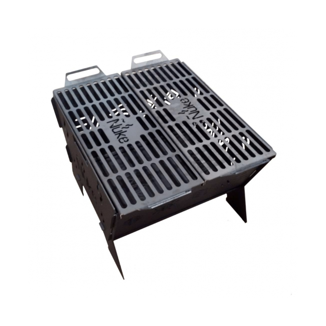 Nuke Huapi 50 Collapsible Argentine Wood Fire Firepit Grill