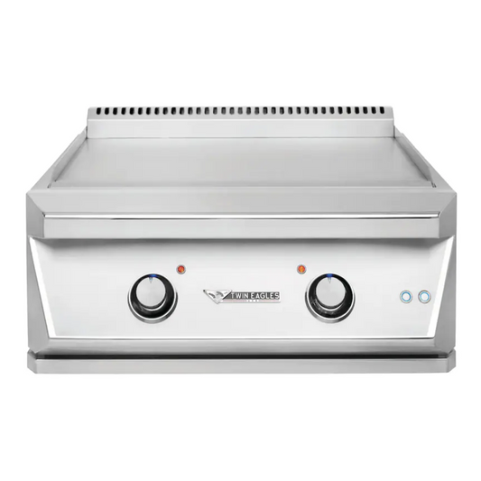 Twin Eagles TETG30-CN 30-in Built-In Natural Gas Teppanyaki Griddle - White Background