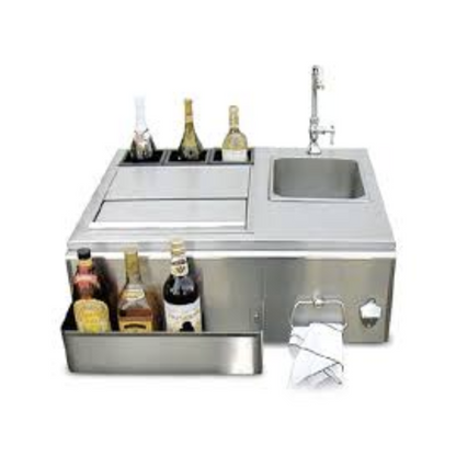 Twin Eagles 30-Inch Stainless Steel Outdoor Bar With Sink