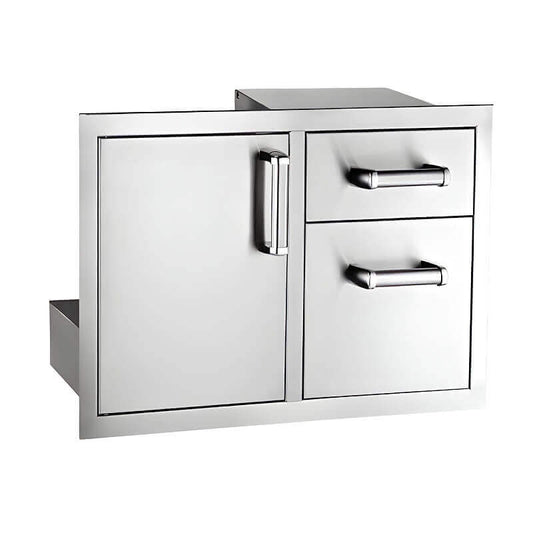 Fire Magic Premium Flush 30 Inch Access Door & Double Drawer Combo - 53810SC