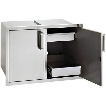 Fire Magic Premium Flush 30 Inch Enclosed Cabinet Storage With Drawers - 53930SC-22