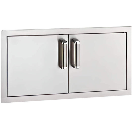 Fire Magic Premium Flush 30-Inch x 14-Inch Double Access Doors - 53934SC