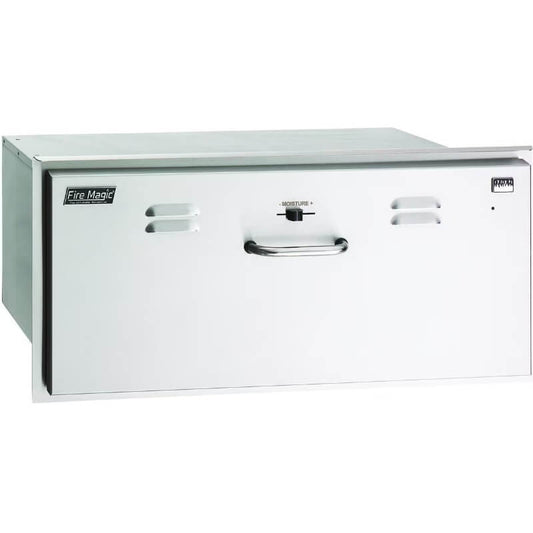 Fire Magic Select 30 Inch Built-In 120V Electric Warming Drawer - 33830-SW