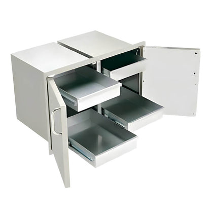 Fire Magic Select 30 Inch Enclosed Cabinet Storage With Drawers - 33930S-22