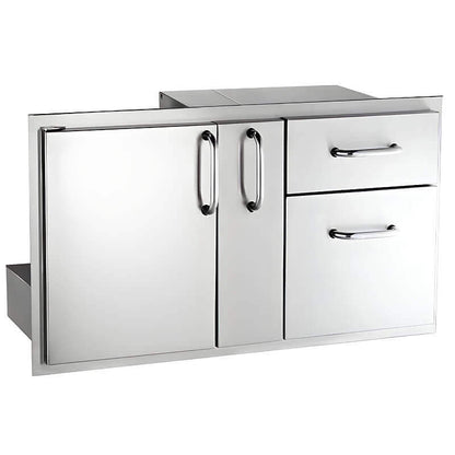 Fire Magic Select 36 Inch Access Door With Platter Storage & Double Drawer - 33816S