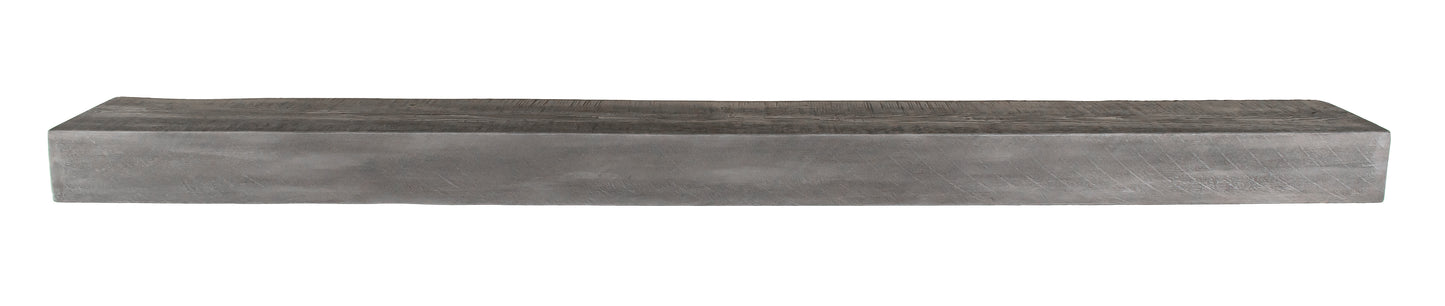 Flat Sawn Non-Combustible Concrete Fireplace Mantel Shelf