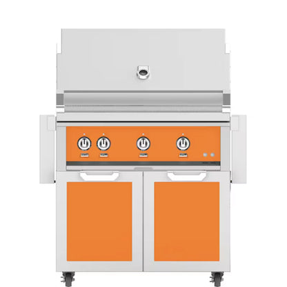 Hestan 36" Freestanding Grill with Double Access Doors - GBR36-GCD36