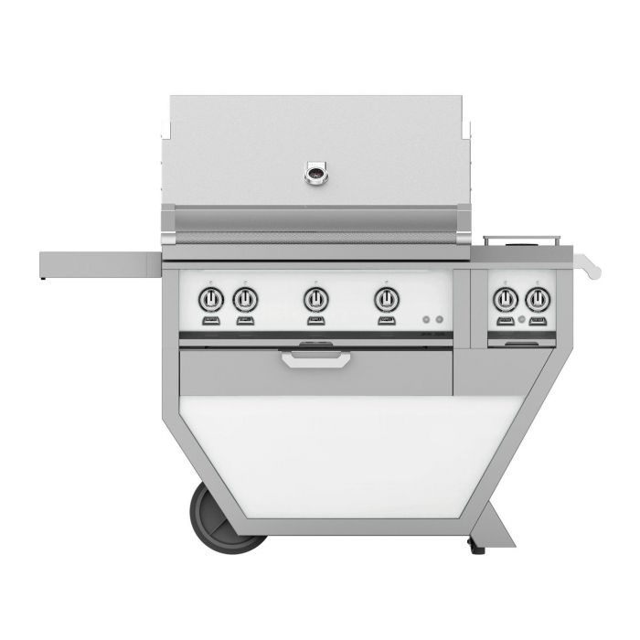 Hestan 36" Deluxe Freestanding Grill With Double Side Burner - GBR36CX2