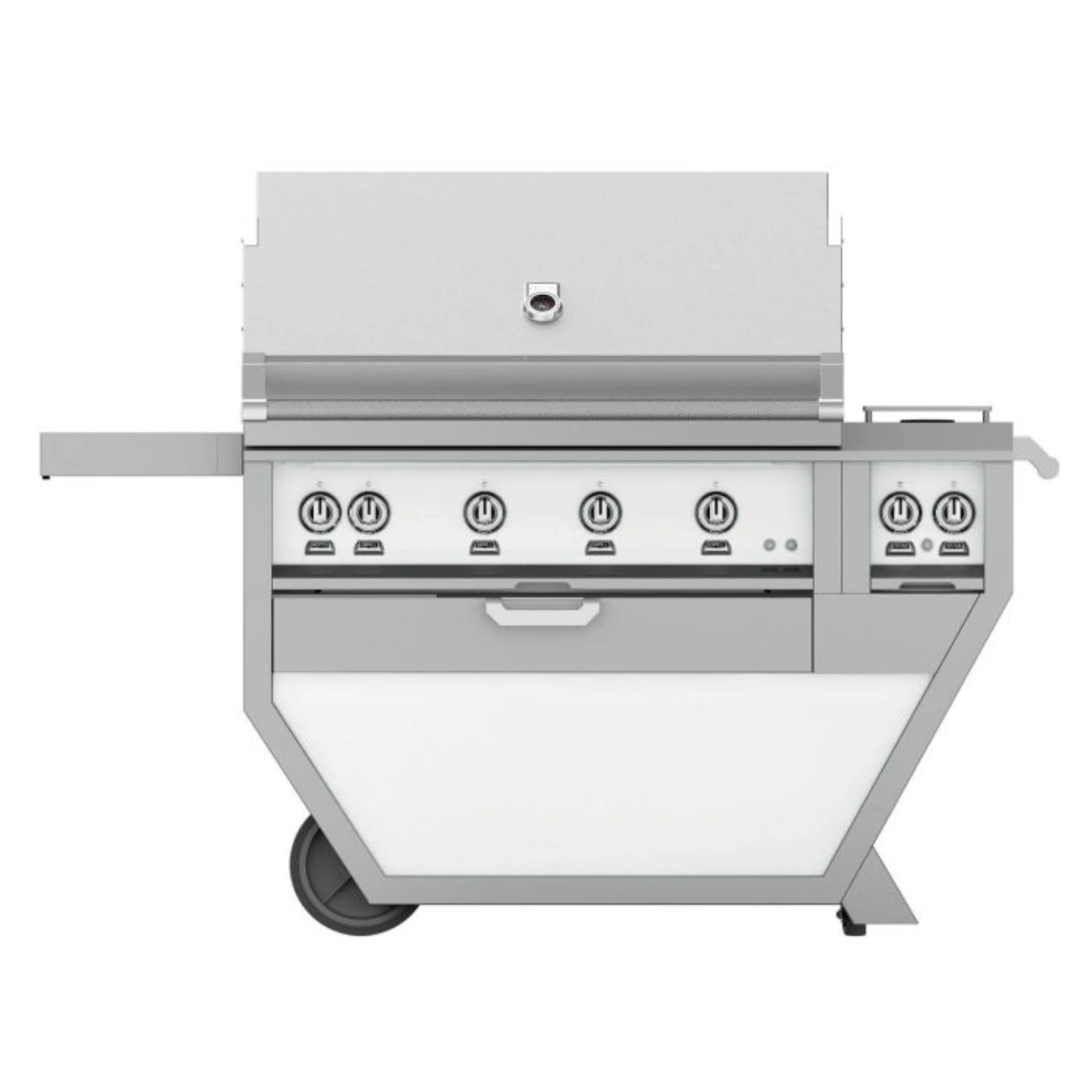 Hestan 42" Deluxe Freestanding Grill with Double Side Burner - GBR42CX2