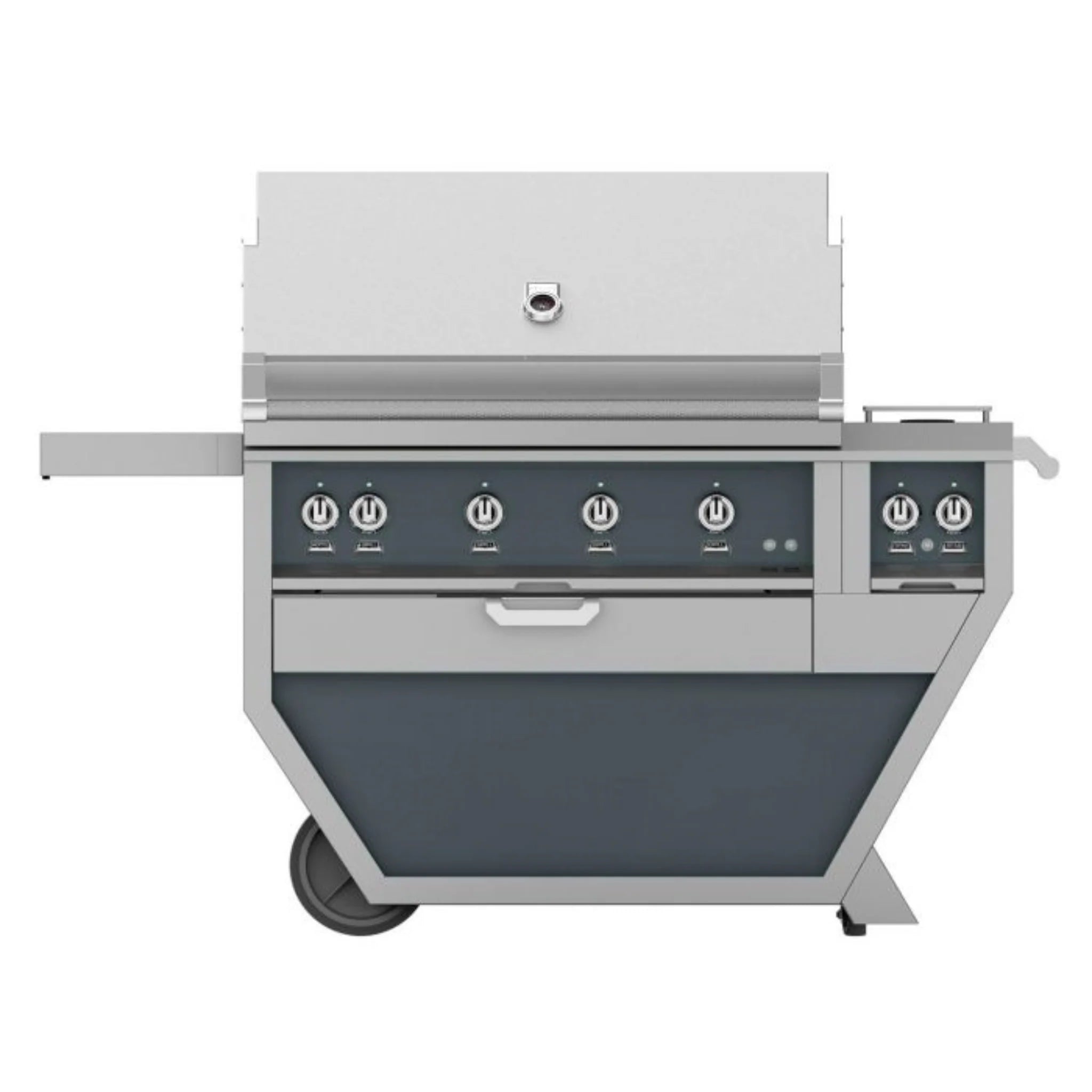 Hestan 42" Deluxe Freestanding Grill with Double Side Burner - GBR42CX2