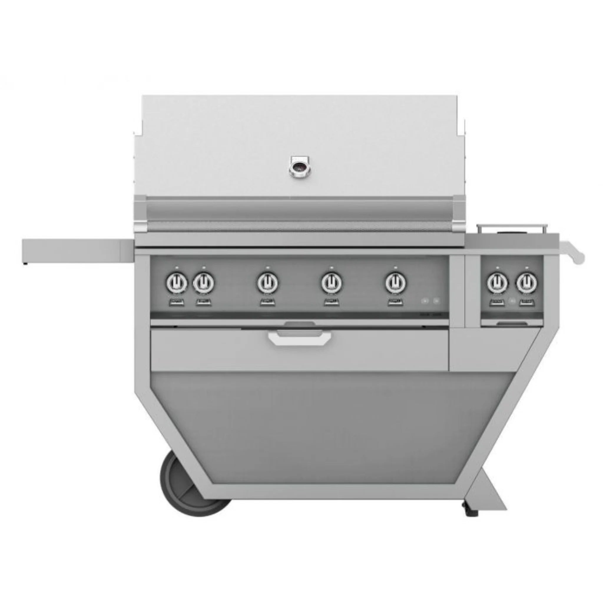 Hestan 42" Deluxe Freestanding Grill with Double Side Burner - GBR42CX2