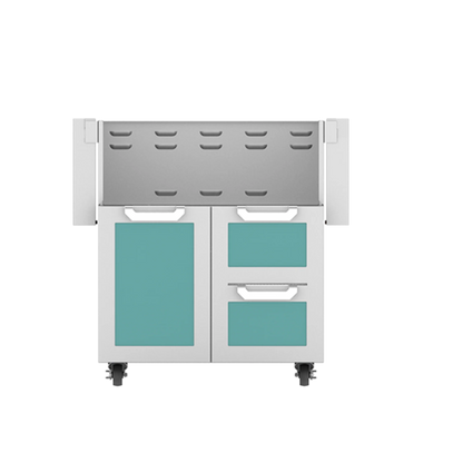 Hestan 30" GCR Series Outdoor Tower Cart with Door & Double Drawer - GCR30