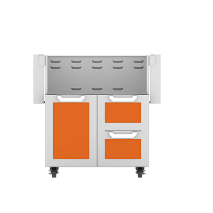 Hestan 30" GCR Series Outdoor Tower Cart with Door & Double Drawer - GCR30