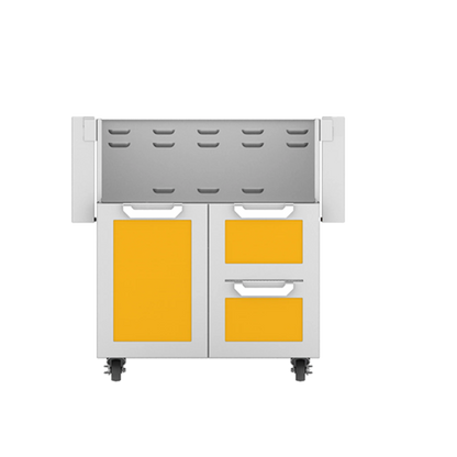 Hestan 30" GCR Series Outdoor Tower Cart with Door & Double Drawer - GCR30