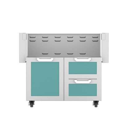 Hestan 36" GCR Series Outdoor Tower Cart with Door & Double Drawer - GCR36