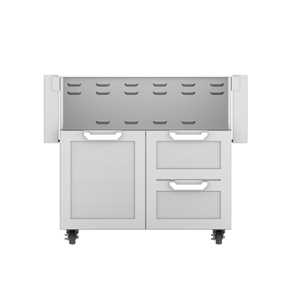 Hestan 36" GCR Series Outdoor Tower Cart with Door & Double Drawer - GCR36