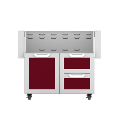 Hestan 36" GCR Series Outdoor Tower Cart with Door & Double Drawer - GCR36